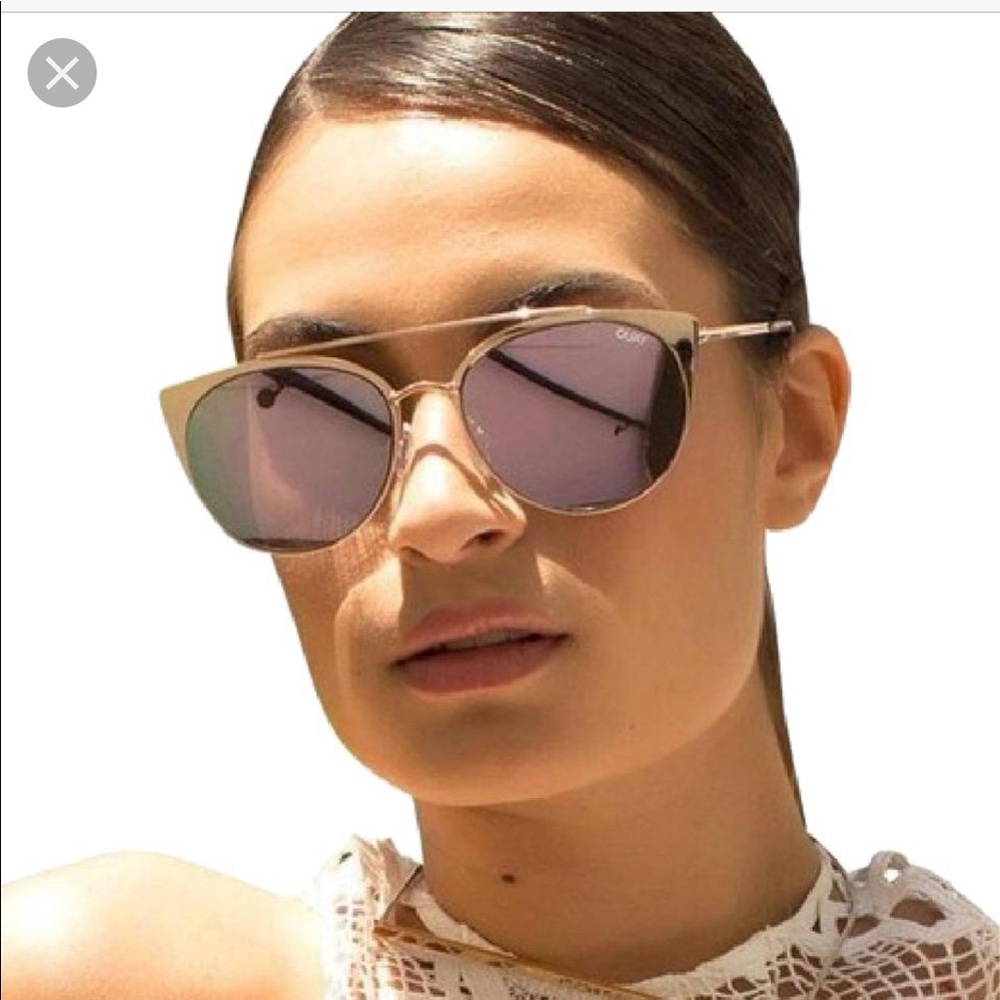 Quay Tell Me Why Sunglasses pink/rose gold